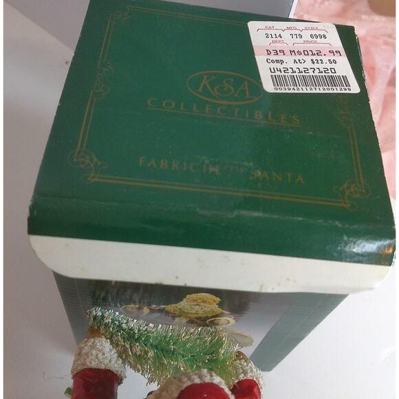 Vintage KSA Collectibles Kurt AdlerAmerican Santa Christmas Ornament - Picture 4 of 7